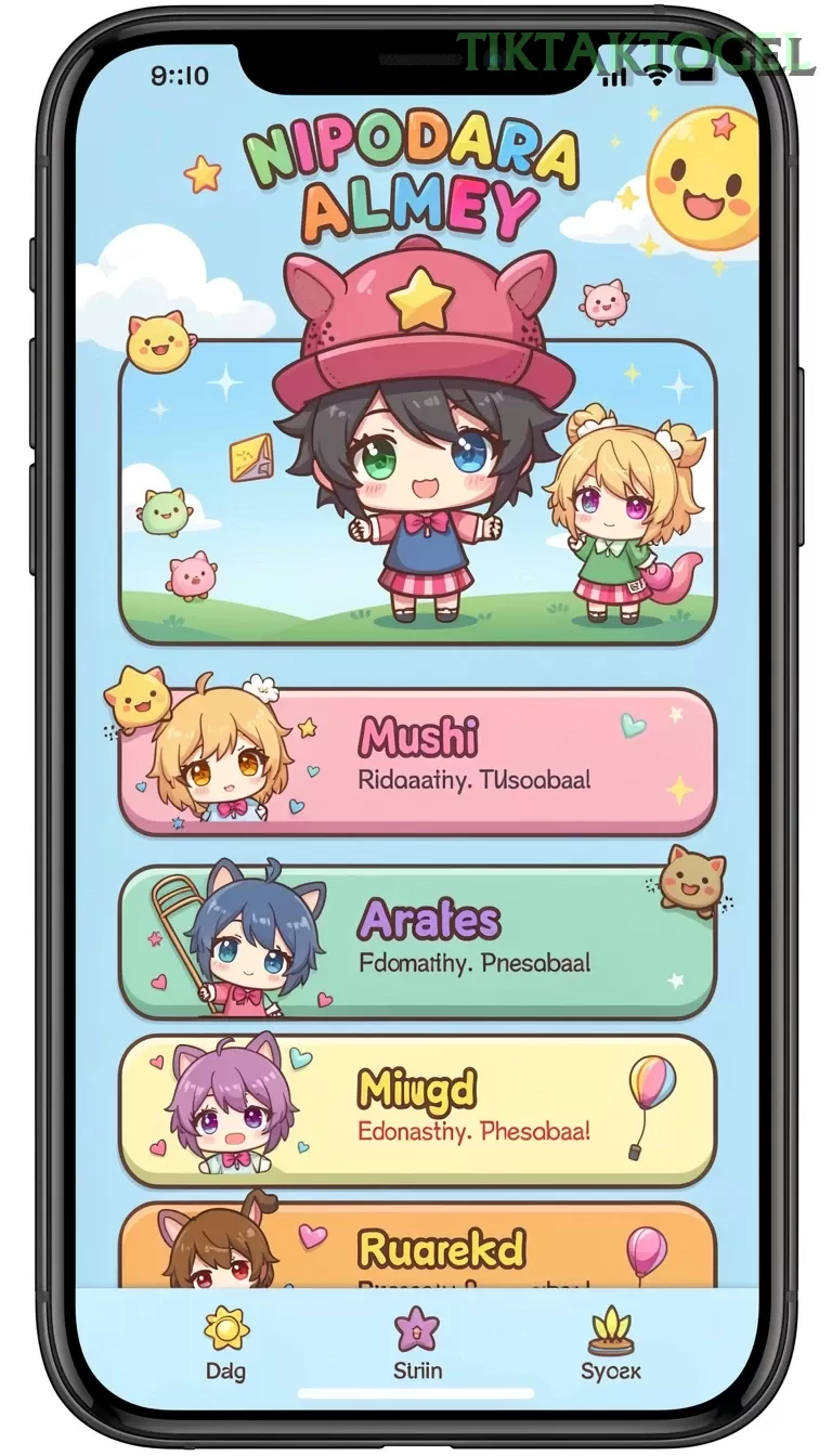 Cuplikan layar ISOTOTO — aktivitas